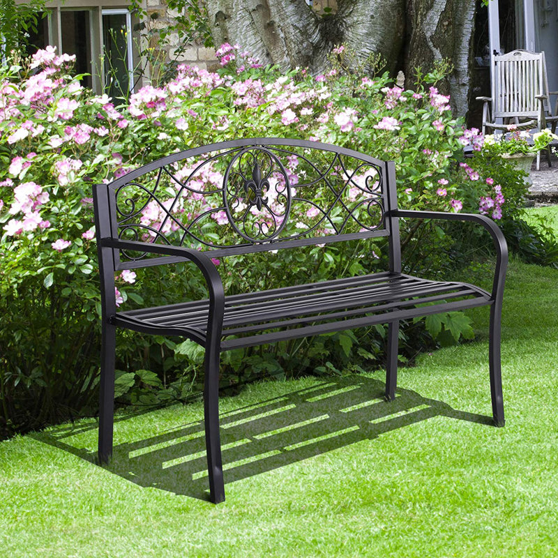Garten Living Gartenbank Fenham aus Metall & Bewertungen | Wayfair.de